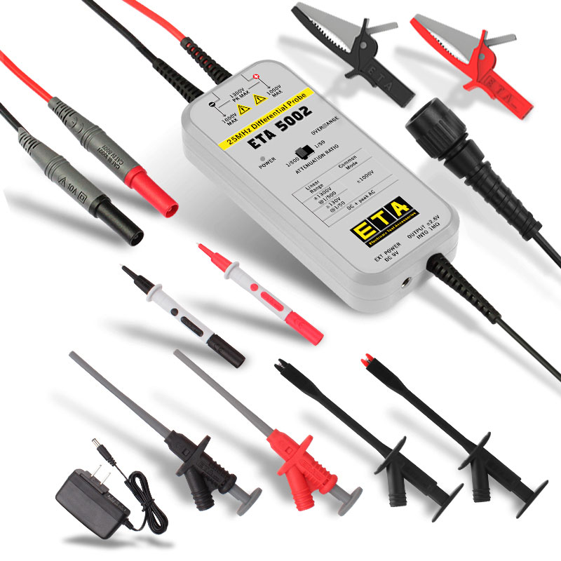 High Voltage Differential Probe 100Mhz 1300V - Sonda Diferencial de Alta Tensão Miyee