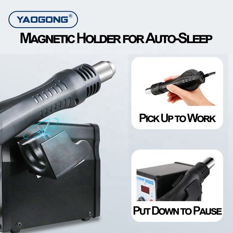 Yaogong 8786d 2 em 1 estação d - Smd Rework Station Hot Air Soldering 2 In 1 avaliação e preço