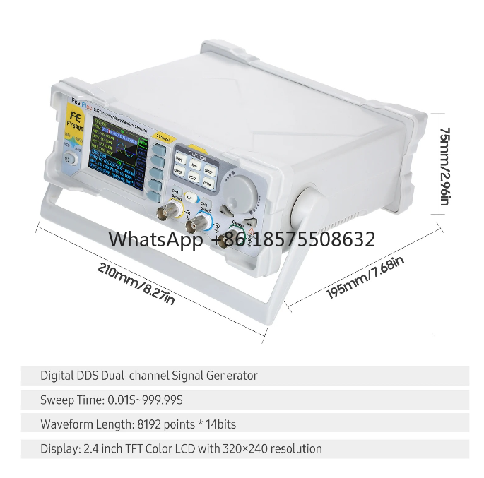 Gerador de sinal de função 60M - Dual Channel Arbitrary Waveform Function Generator 60Mhz avaliação e preço