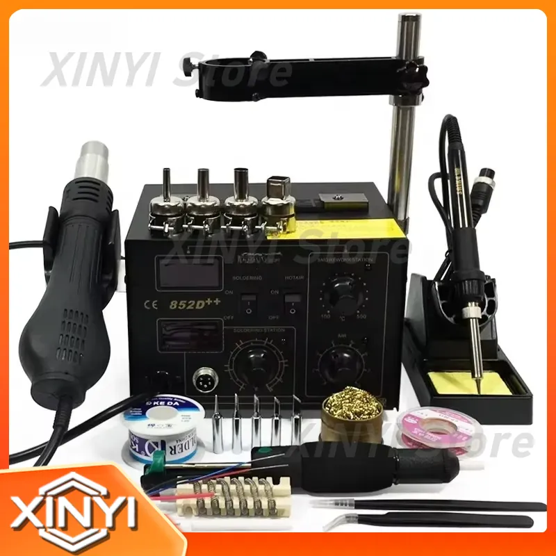 Estação de Retrabalho SMD 2 em - Smd Rework Station Hot Air Soldering 2 In 1 avaliação e preço