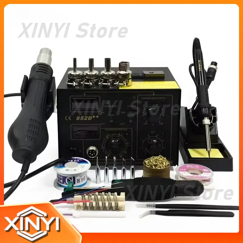 Estação de Retrabalho SMD 2 em - Smd Rework Station Hot Air Soldering 2 In 1 avaliação e preço