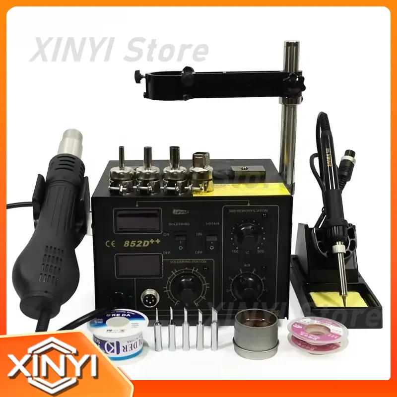 Estação de Retrabalho SMD 2 em - Smd Rework Station Hot Air Soldering 2 In 1 avaliação e preço