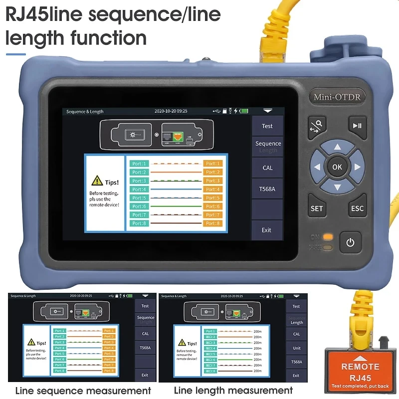 Novker 12-em-1 Mini OTDR NK400 - Optical Time Domain Reflectometer Otdr 1310 1550Nm avaliação e preço